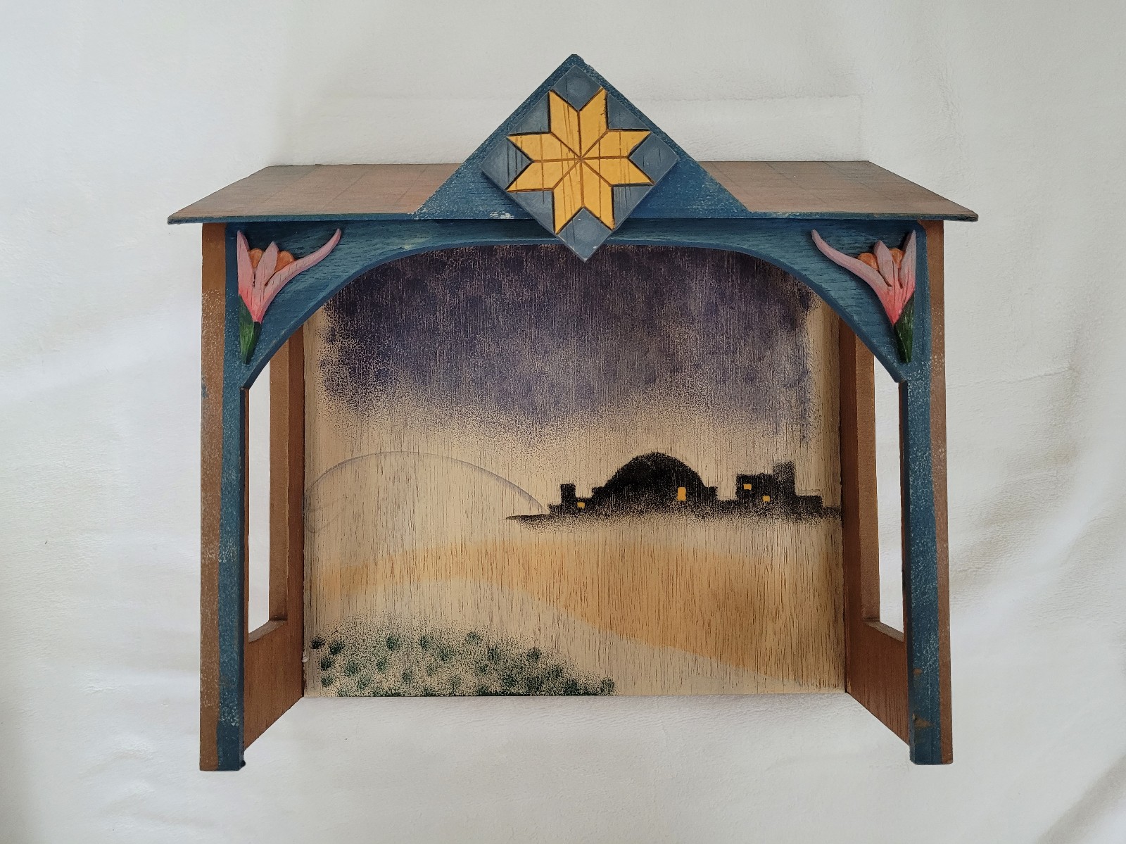 Jim Shore Nativity Heartwood Creek 2003 Enesco Stable #113258T