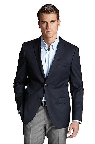 HUGO BOSS MEN'S NAVY BLAZER