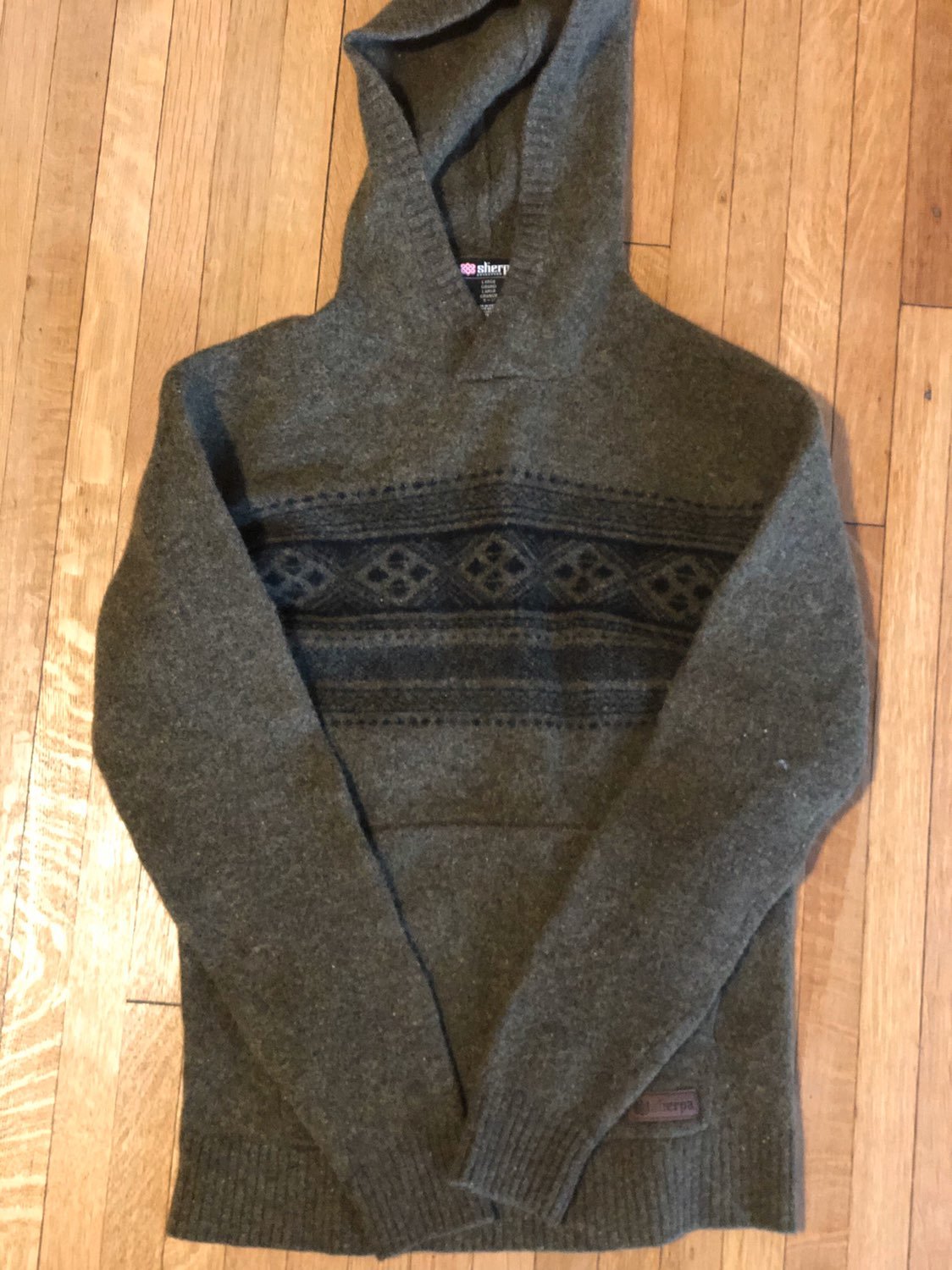 Wool hoodie