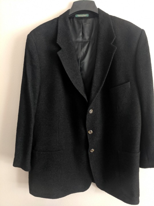 RSM Black 3 Button Black Jacket S 50R