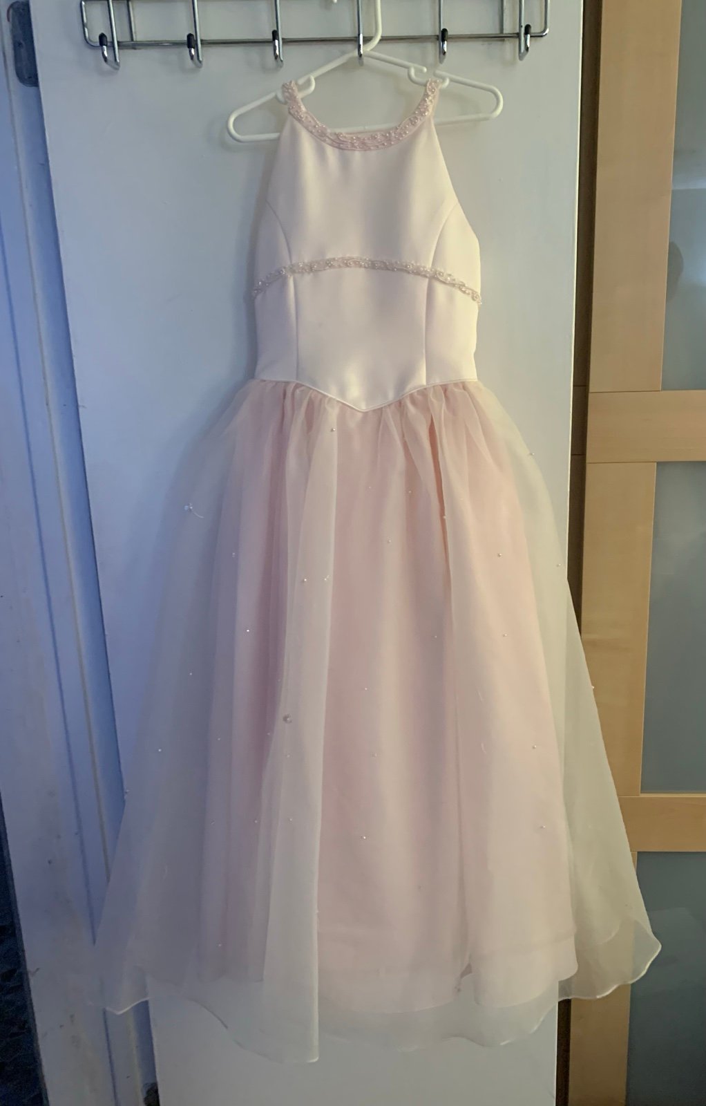 Beautiful Baby Pink Special Occasion Sleeveless Dress, 7