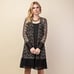 new VOCAL ANIMAL PRINT LEOPARD LACE CARDIGAN WESTERN BOHO plus & reg (SM-1X) MED
