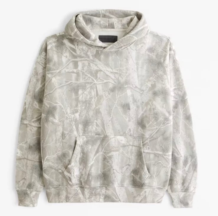 Total 3! Abercrombie and Fitch Camo Hoodie - Tall L