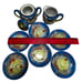Childs Dragonware Tea Set 9 Pieces Saucers Creamer Sugar Set Occupied Japan Vtg