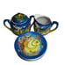 Childs Dragonware Tea Set 9 Pieces Saucers Creamer Sugar Set Occupied Japan Vtg