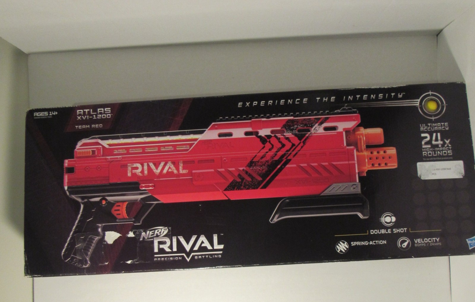 Nerf B3856US2 Rival Atlas XVI-1200 Blaster RED, Ages 14+