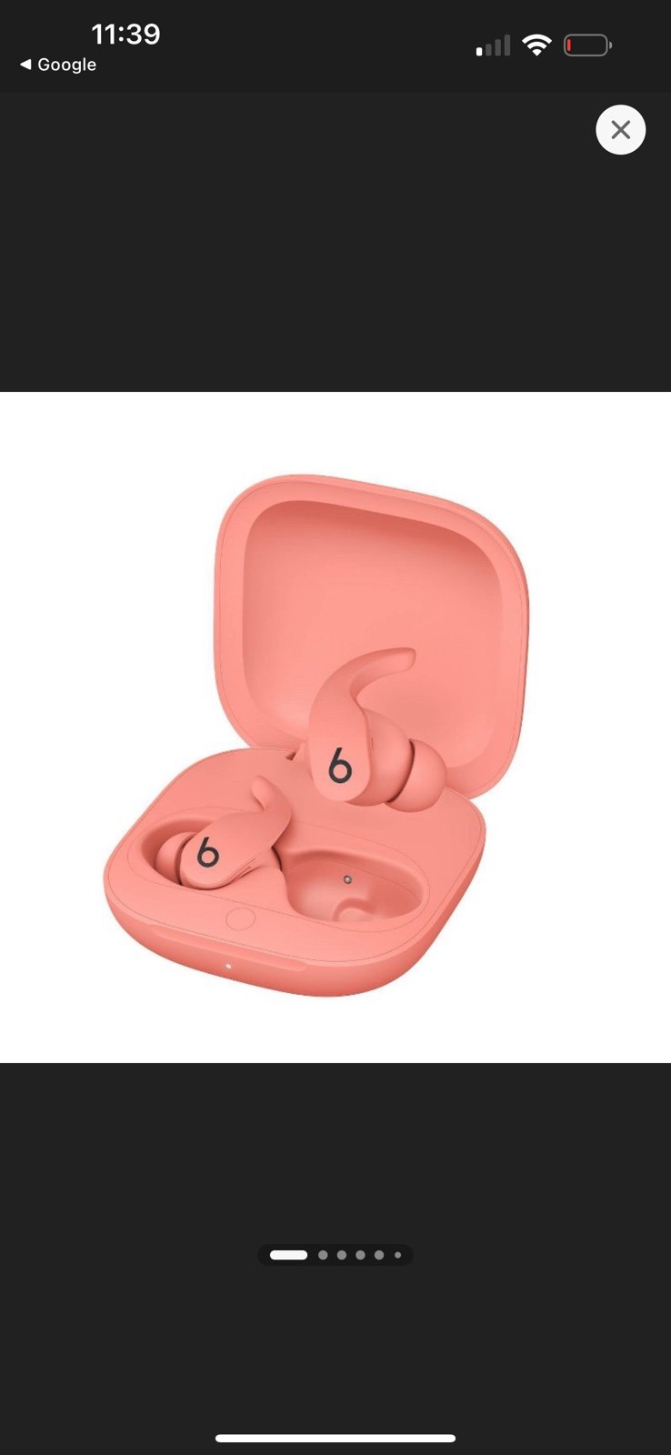 Beats Fit Pro True Wireless bluetooth Earbuds Coral pink