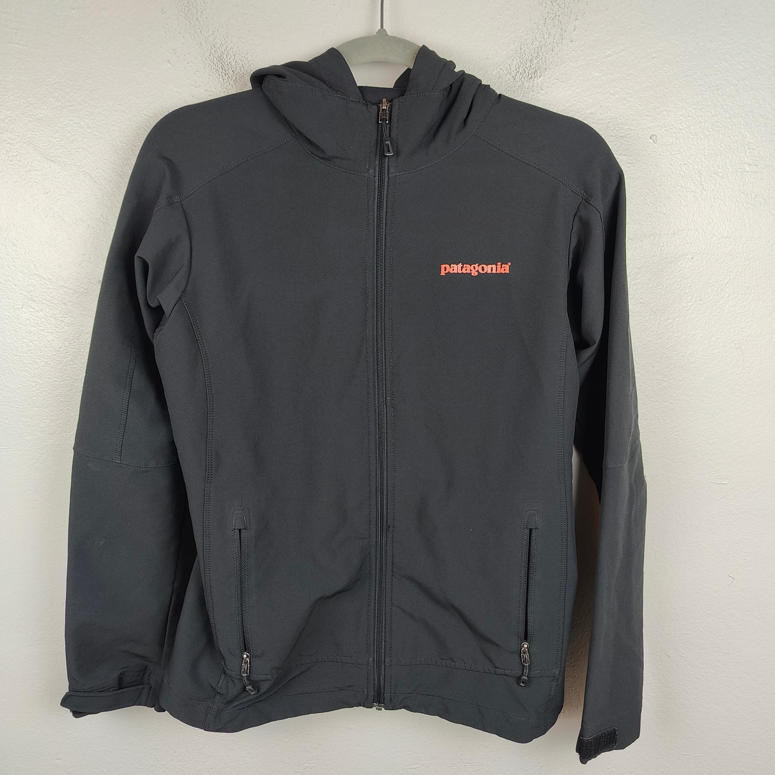 Patagonia Simple Guide Hoody Jacket Womens XS Black Full Zip Outdoors Hiking