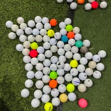Lot of 100 golf ball random assortment