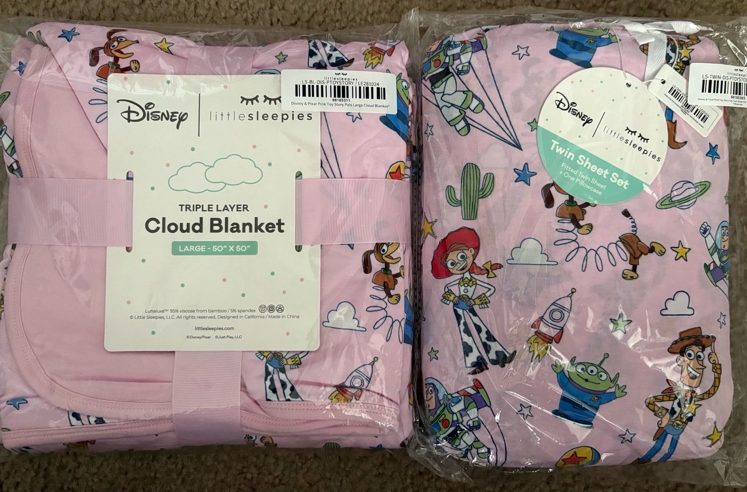 Toy Story Cloud and Twin Sheet
