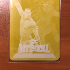 *RARE* John Cena Leaf Mythical 1/1 Trading Card Printing Plate (YELLOW) WWE