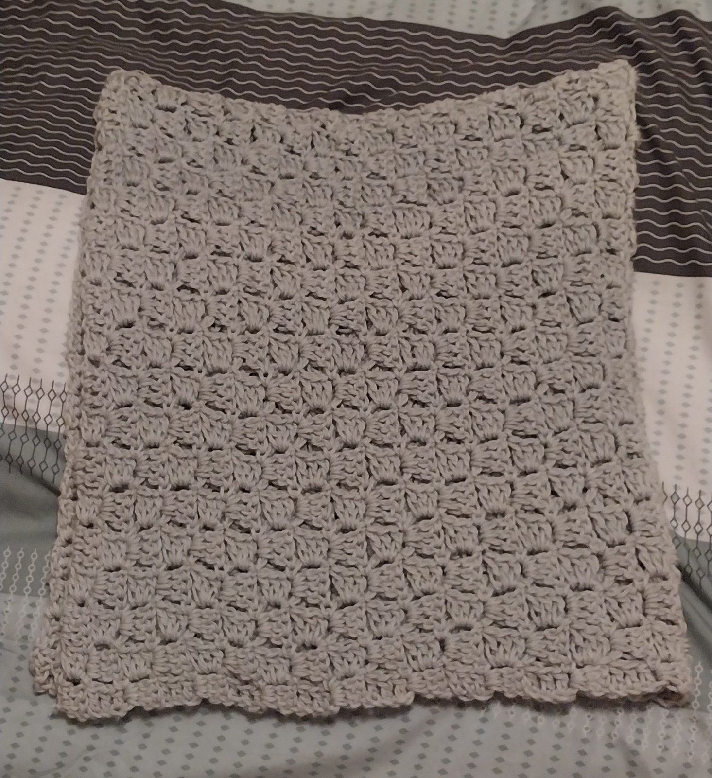 Hand Crocheted Baby Blanket