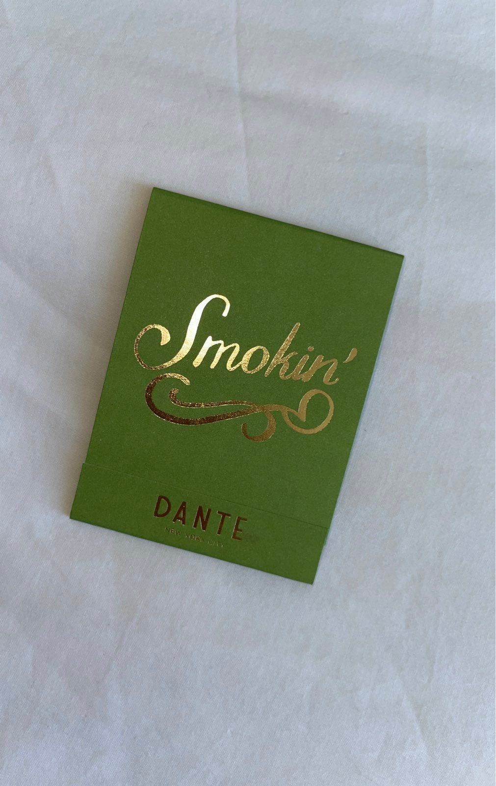 Dante NYC Matchbook