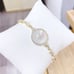 Shell micro-encrusted zircon girl's hand adorn the same new style exaggerated pe