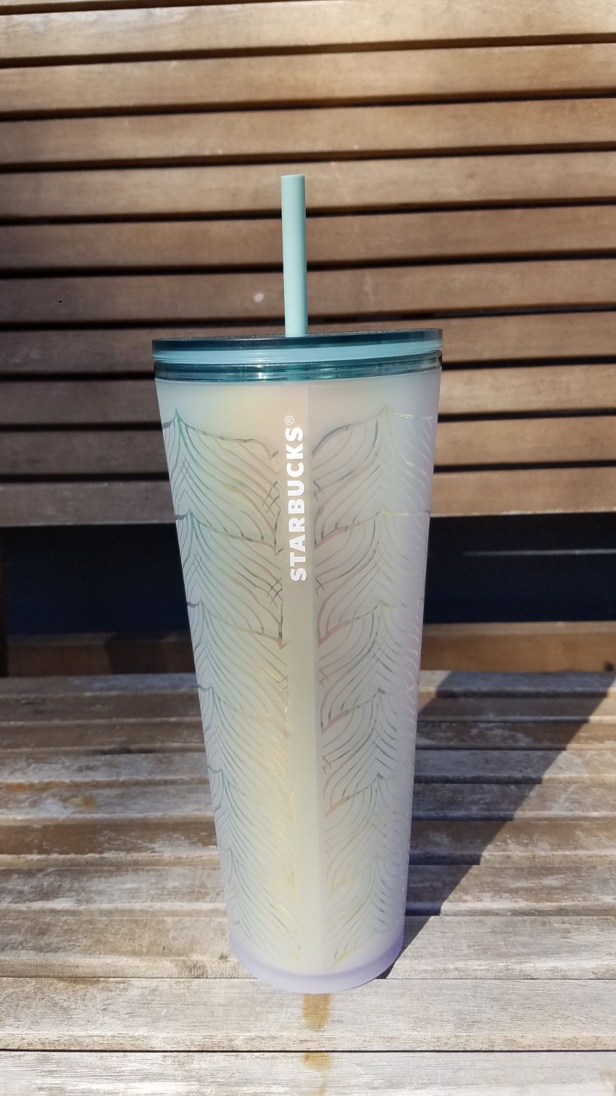 Starbucks iridescent tumbler mermaid