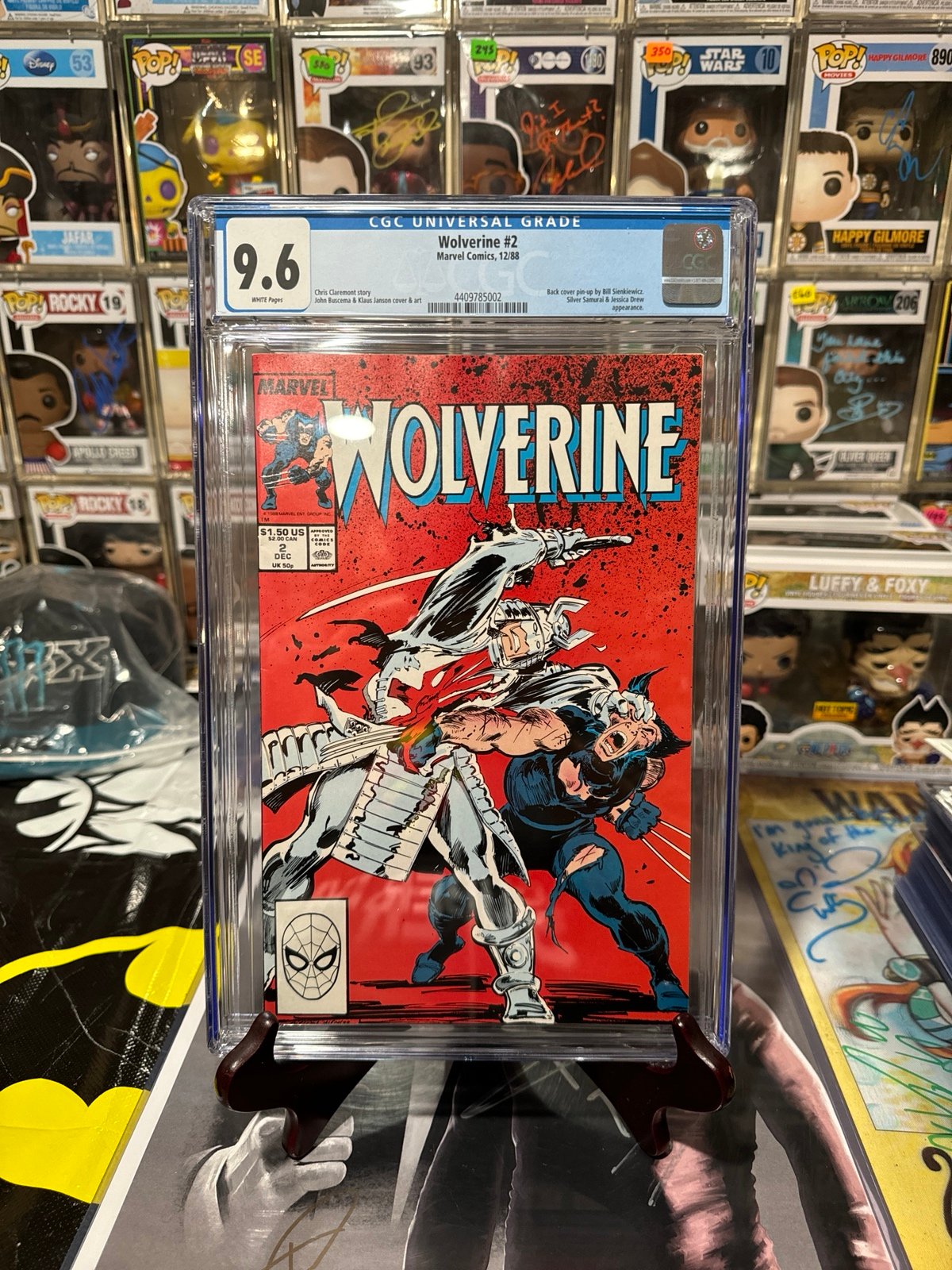 CGC comic 9.6 Wolverine #2