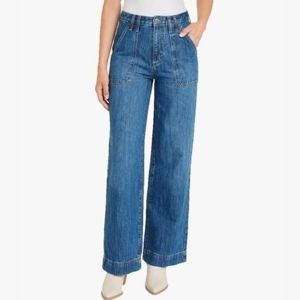 Universal Thread High Rise Wide Leg Jeans Sz 17L Long TALL