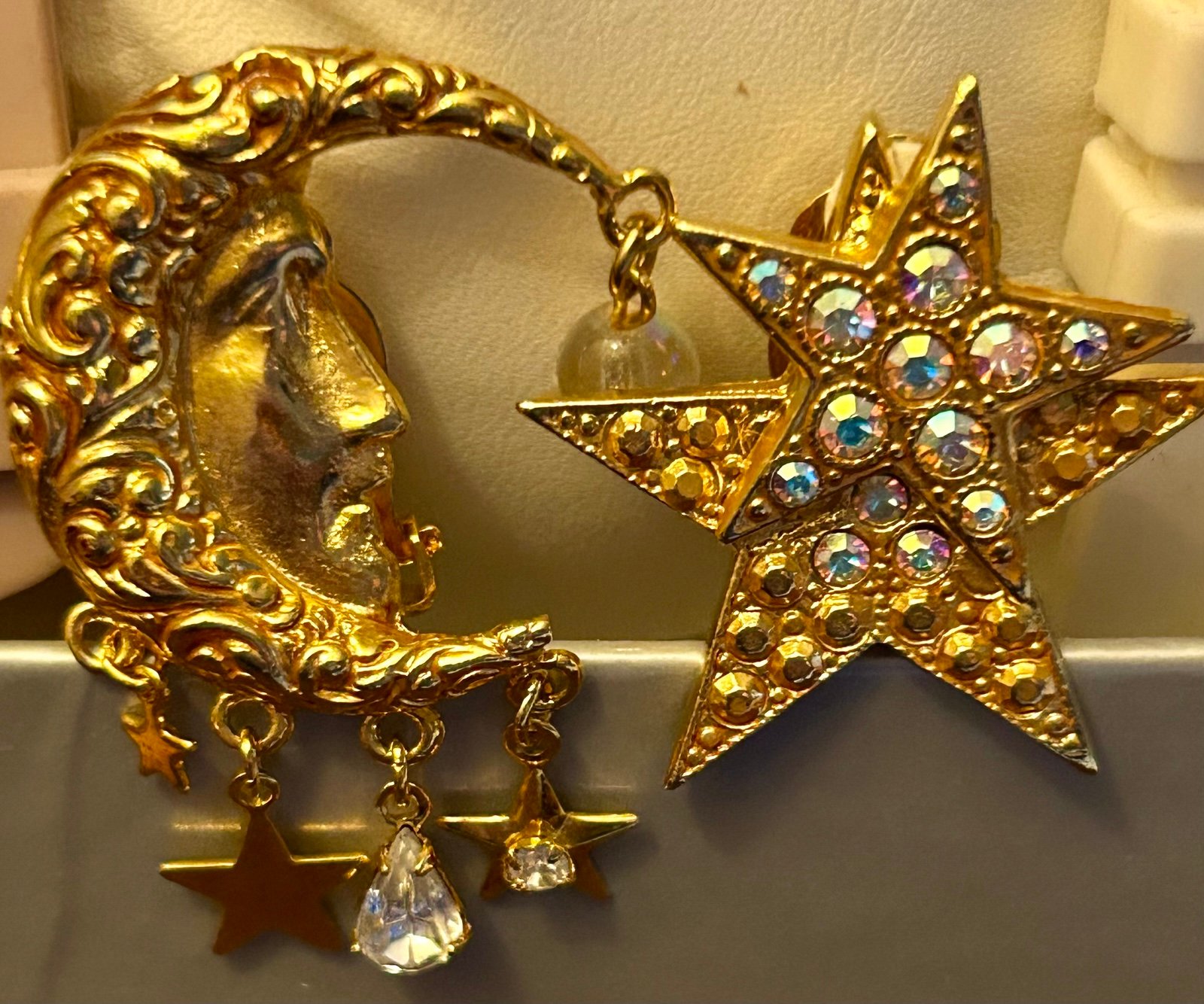 Vintage Kirk’s Folly clip on earrings