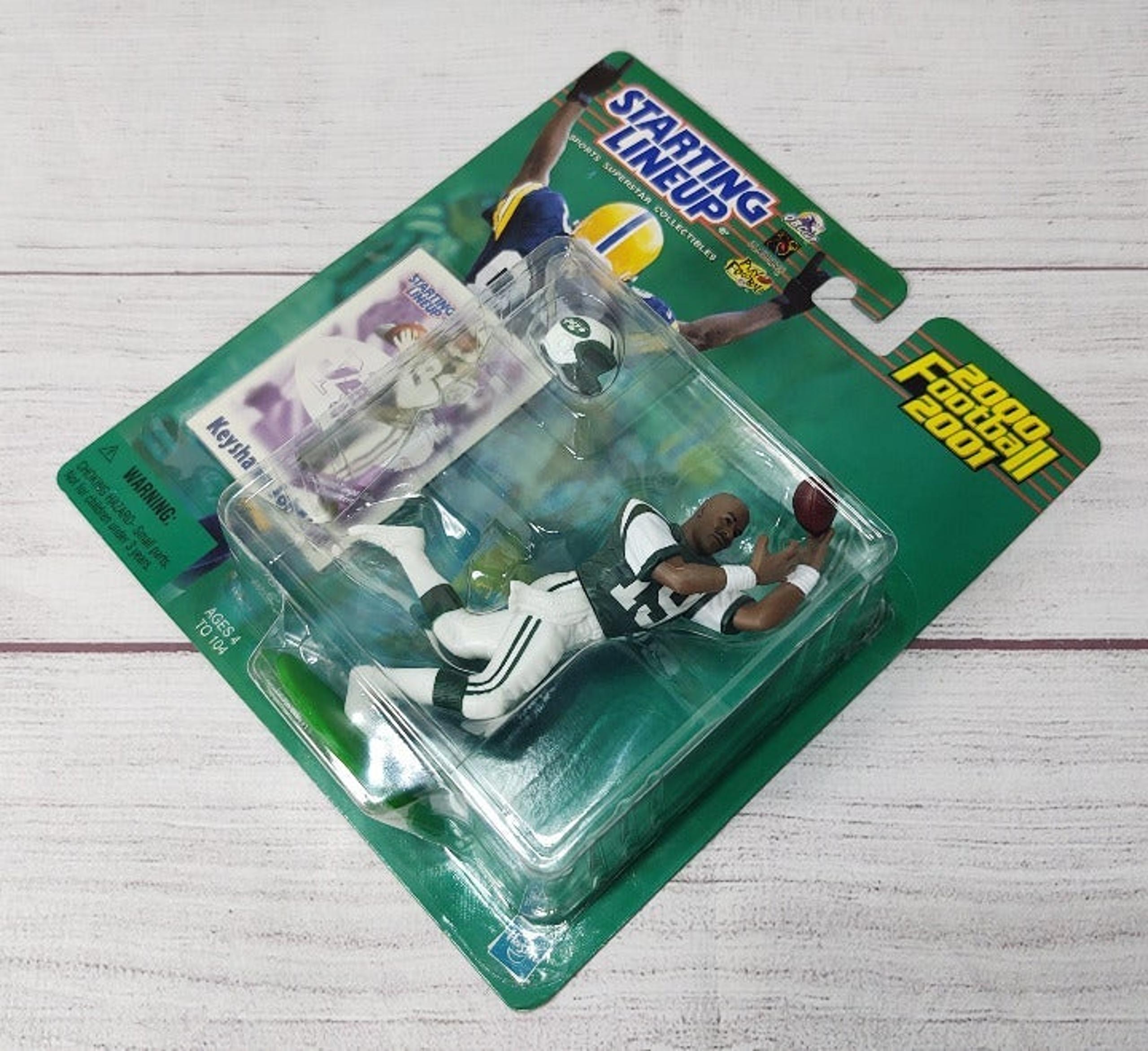 Starting Lineup 2000 NFL Football Keyshawn Johnson Jets Action Figure 72886 SLU