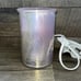 Pink Palm Leaves wax Warmer Iridescent glass beach boho decor RARE Scentsy NEW