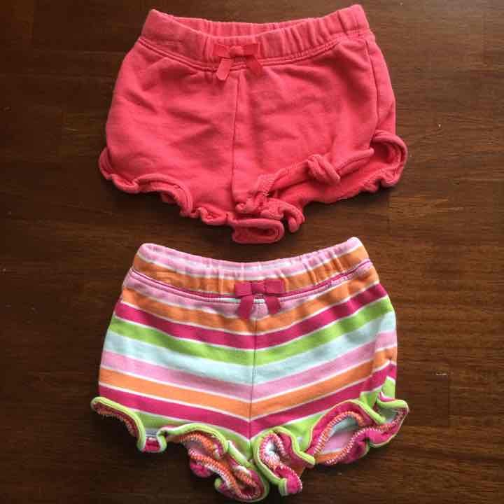 Girls Gymboree Ruffle Shorts 3-6 Months