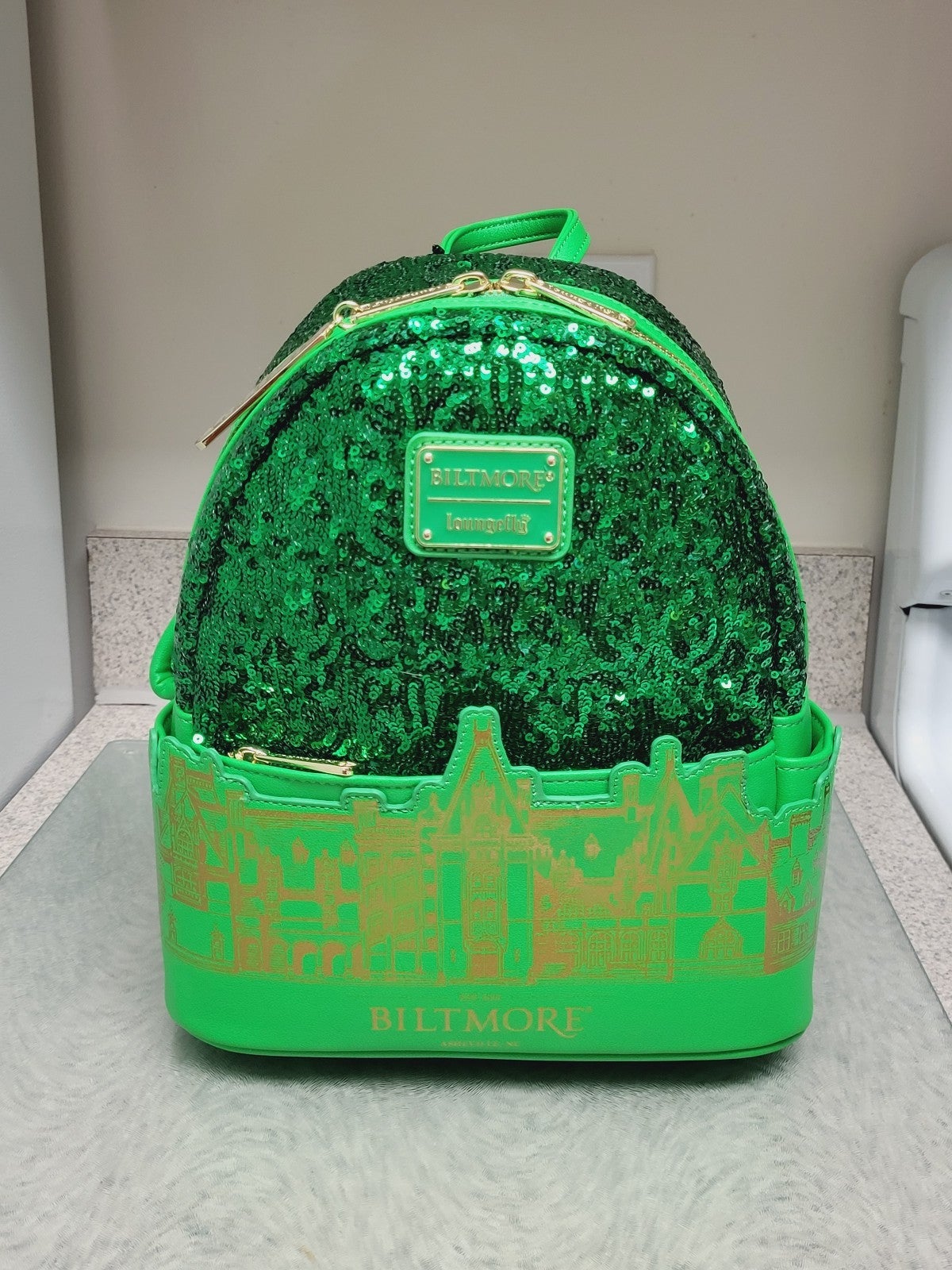 Rare Loungefly Biltmore Estates Sequin Mini Backpack
