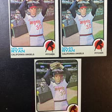 1973 Topps Nolan Ryan x 3