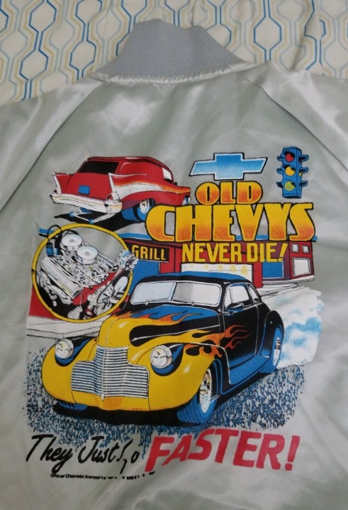 Vintage Chevrolet Chevy Satin Jacket