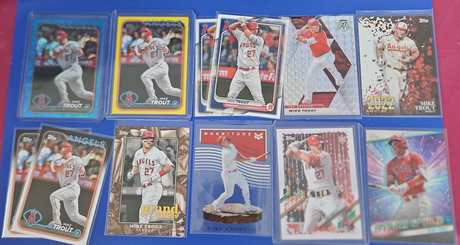 Mike Trout cards lot