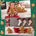 3 Pcs Gingerbread Christmas Pillows Throw Pillows Stuffed Gingerbread