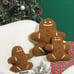 3 Pcs Gingerbread Christmas Pillows Throw Pillows Stuffed Gingerbread