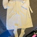 Bath and Body Works Robe Plush Fluffy Soft Comfy Cozy White Belted Size L/XL wit
