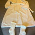 Bath and Body Works Robe Plush Fluffy Soft Comfy Cozy White Belted Size L/XL wit
