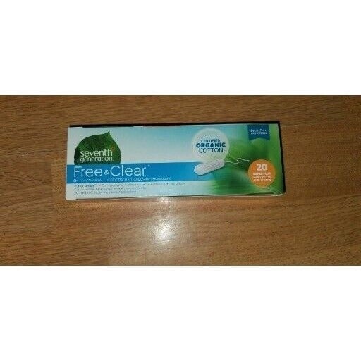 Seventh Generation Organic Cotton Tampons Super Plus 120 Ct bulk Buys