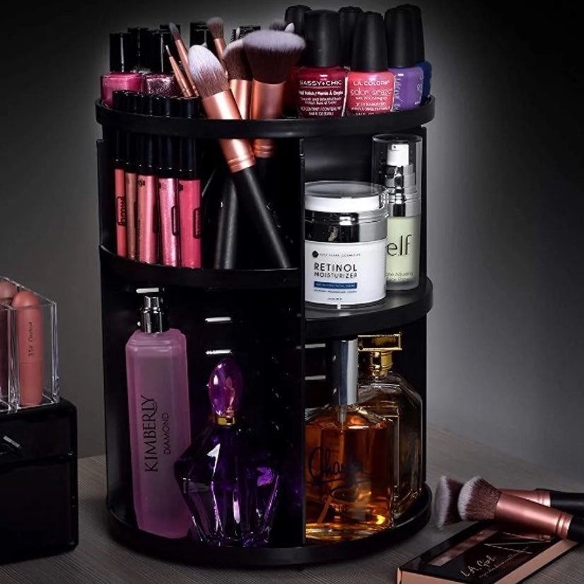 Rotating Makeup Organizer & Storage