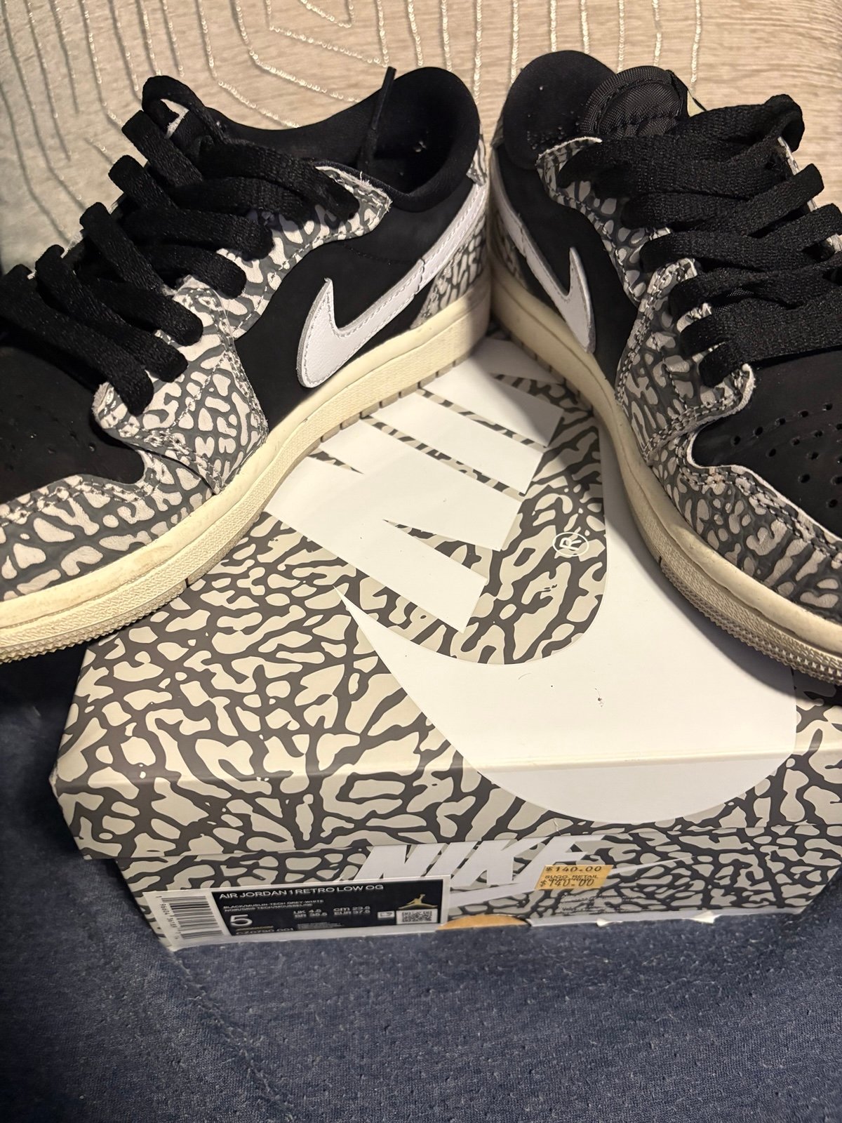 Size 11.5 - Jordan 1 Retro Low OG EX Dark Smoke Gray 2022