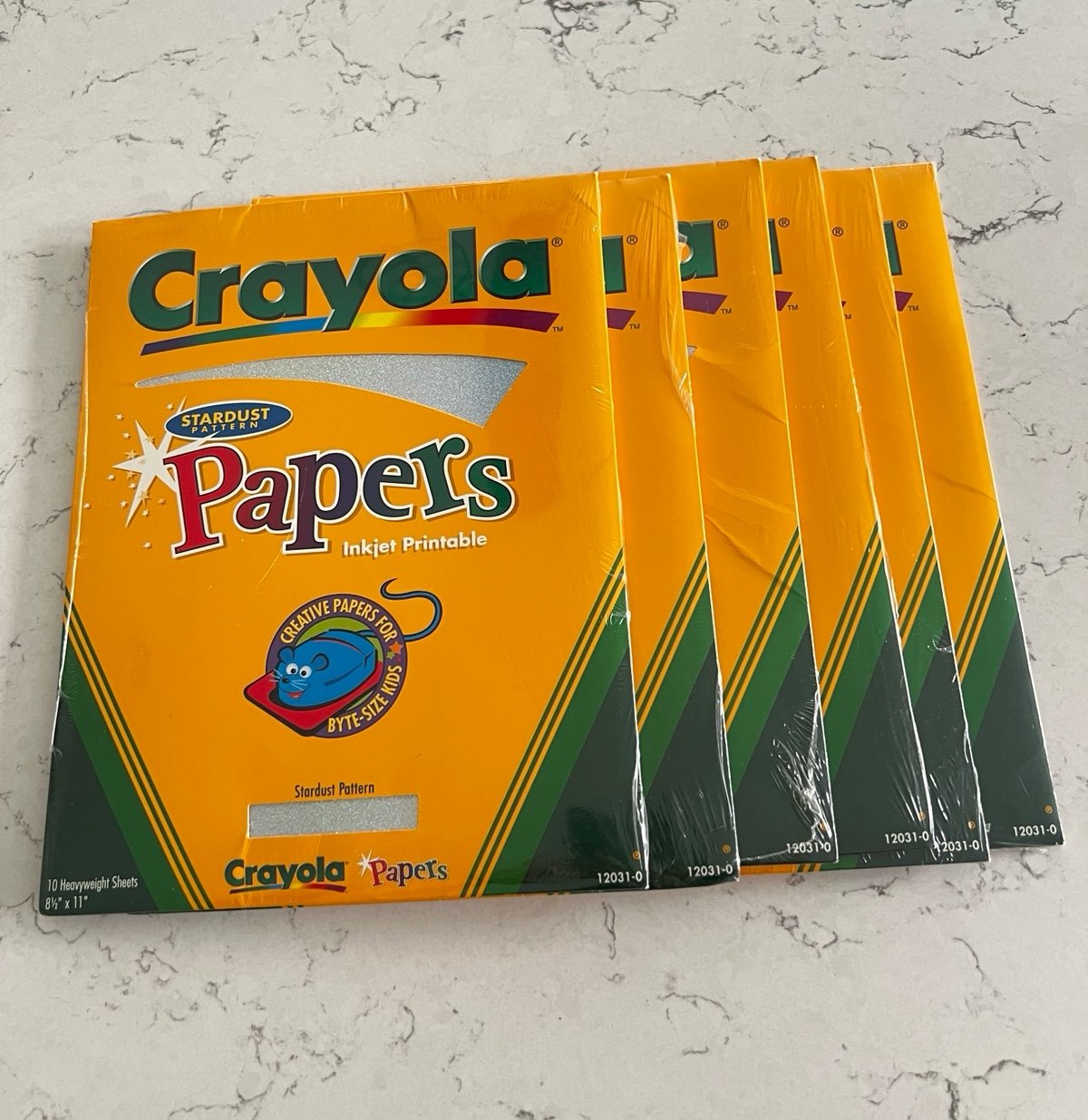 Crayola Stardust GLITTER PAPERS Inkjet PRINTABLE Paper 8½x11