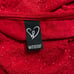 Windsor Red Sparkle Backless Bow Ruffle Dress