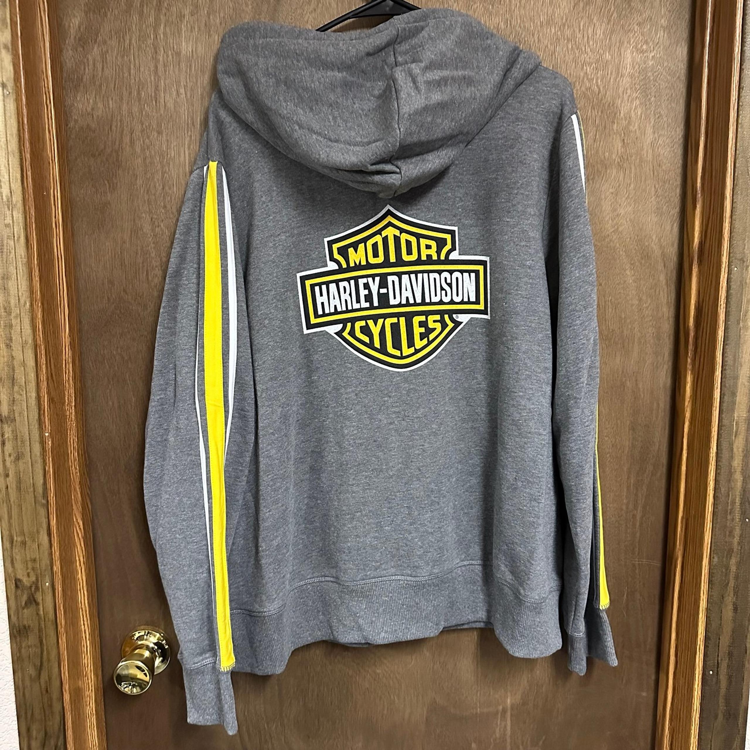 Harley Davidson Full Zip Hoodie Sweatshirt 2XL