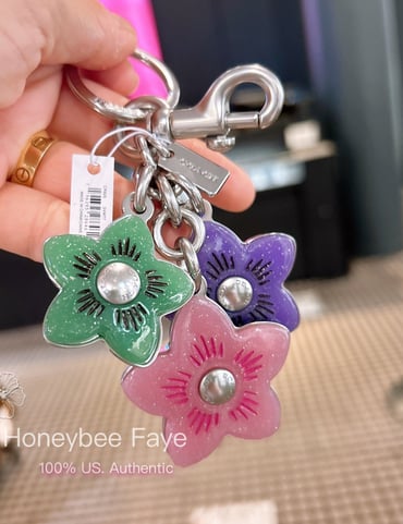 nwt coach Wildflower Cluster Bag Charm