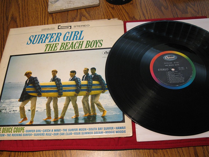 BEACH BOYS 1963 SURFER GIRL LP Capitol ST-1981 Scranton Plant first pressing