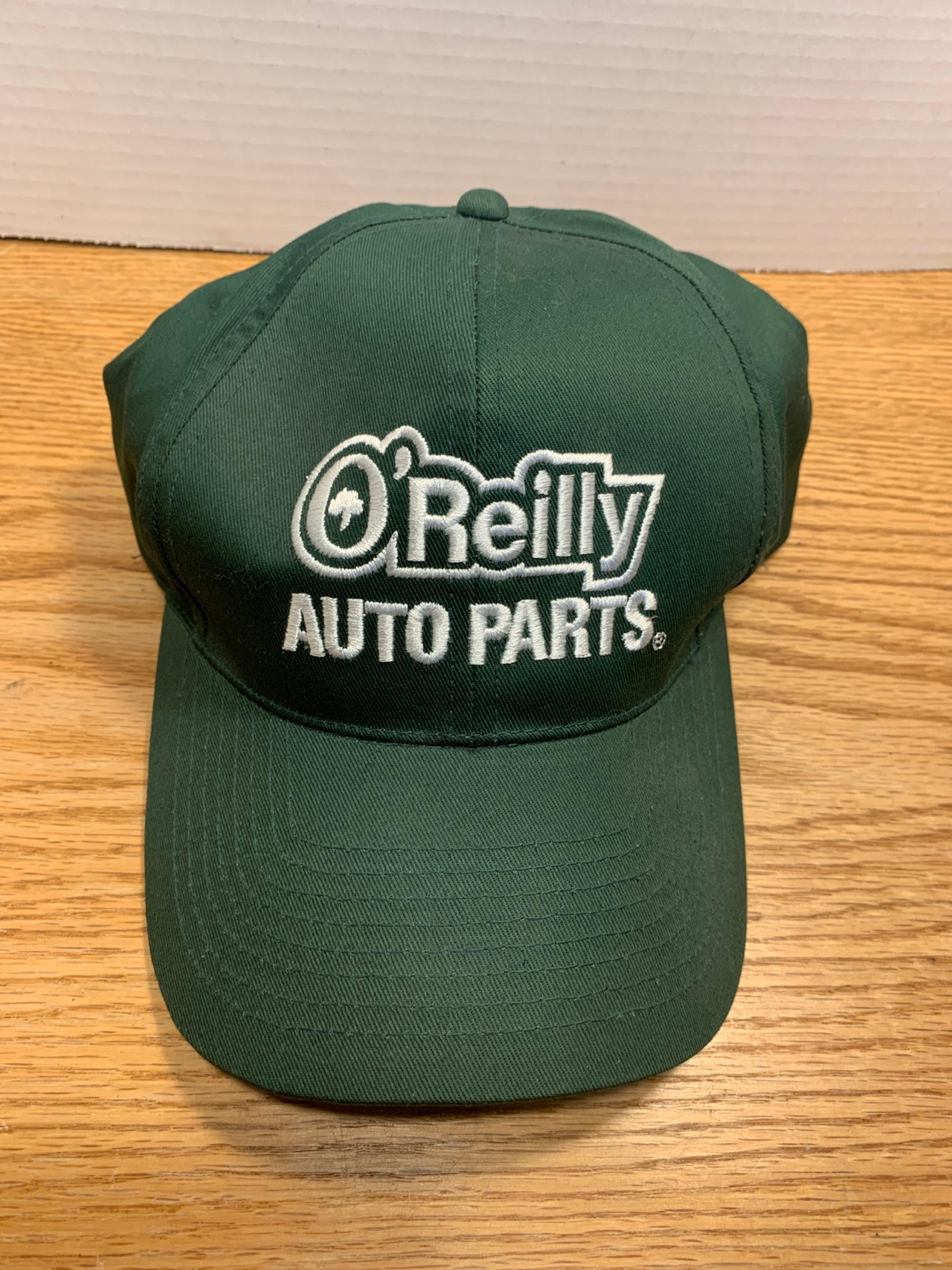O'Reilly Auto Parts Adjustable Velcro Strap Baseball Cap/Hat Green Shamrock Logo