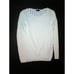New Stylist Rachel Zoe Open Weave Sweater White Large L Womens Karla Top