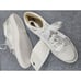 Betsey Johnson Sneaker Shoes Womens Size 9.5 Ivory Liana Satin Jeweled Bridal