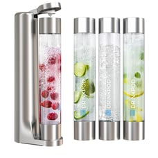 FIZZpod Soda Maker - Fizzy Drink Machine with 3 Bottles, 3 Caps, 1 Carbonator