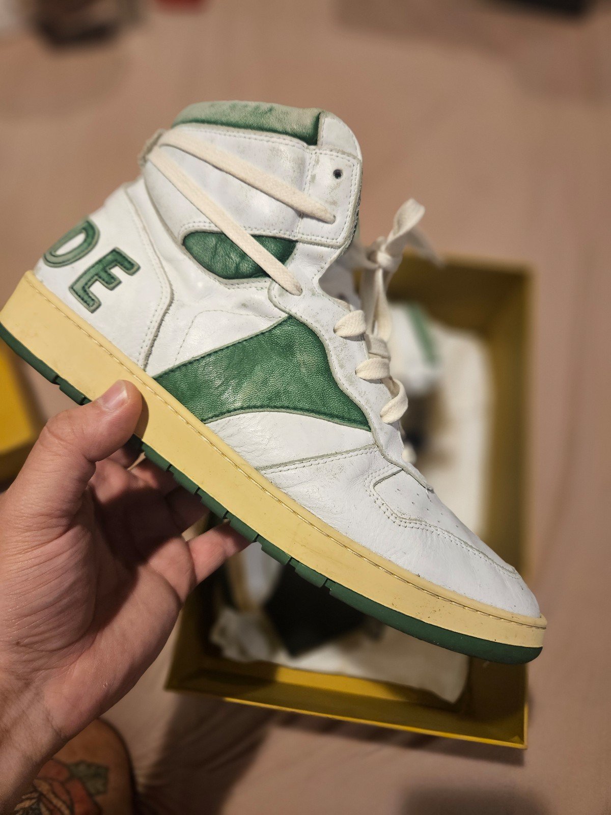 Rhude Rhecess Hi Skyline Size 10