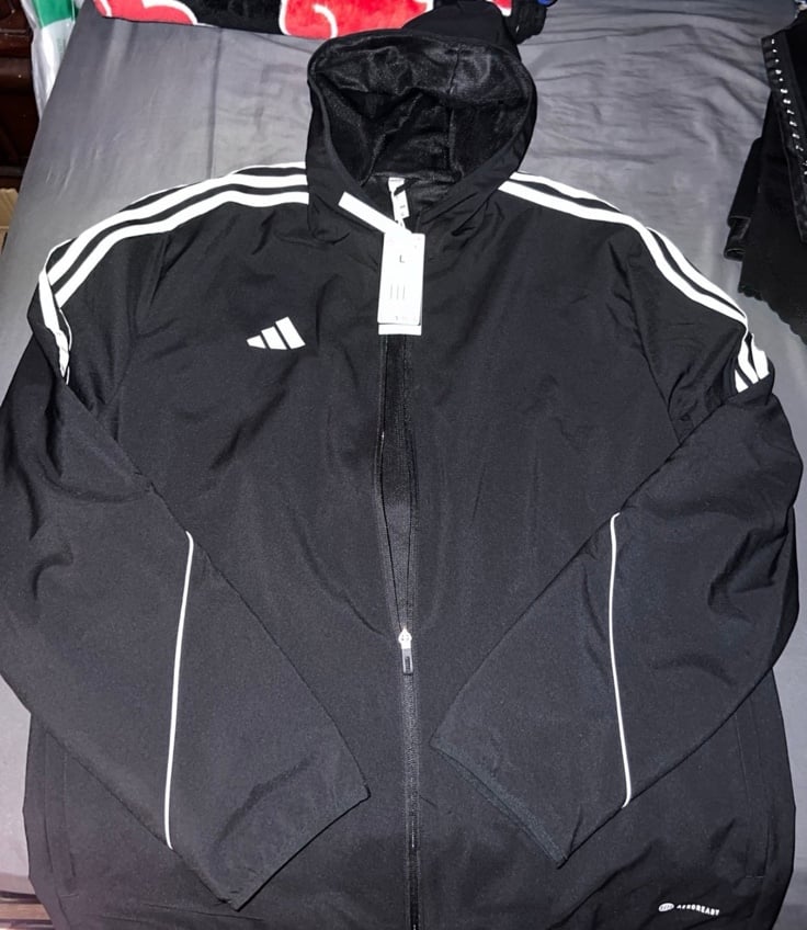Men Adidas Black Track Suit Jacket Tiro 23 League Size Large New with Tags