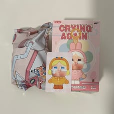 Pop Mart CRYBABY Crying Again Series-Vinyl Face Plush Pendant
