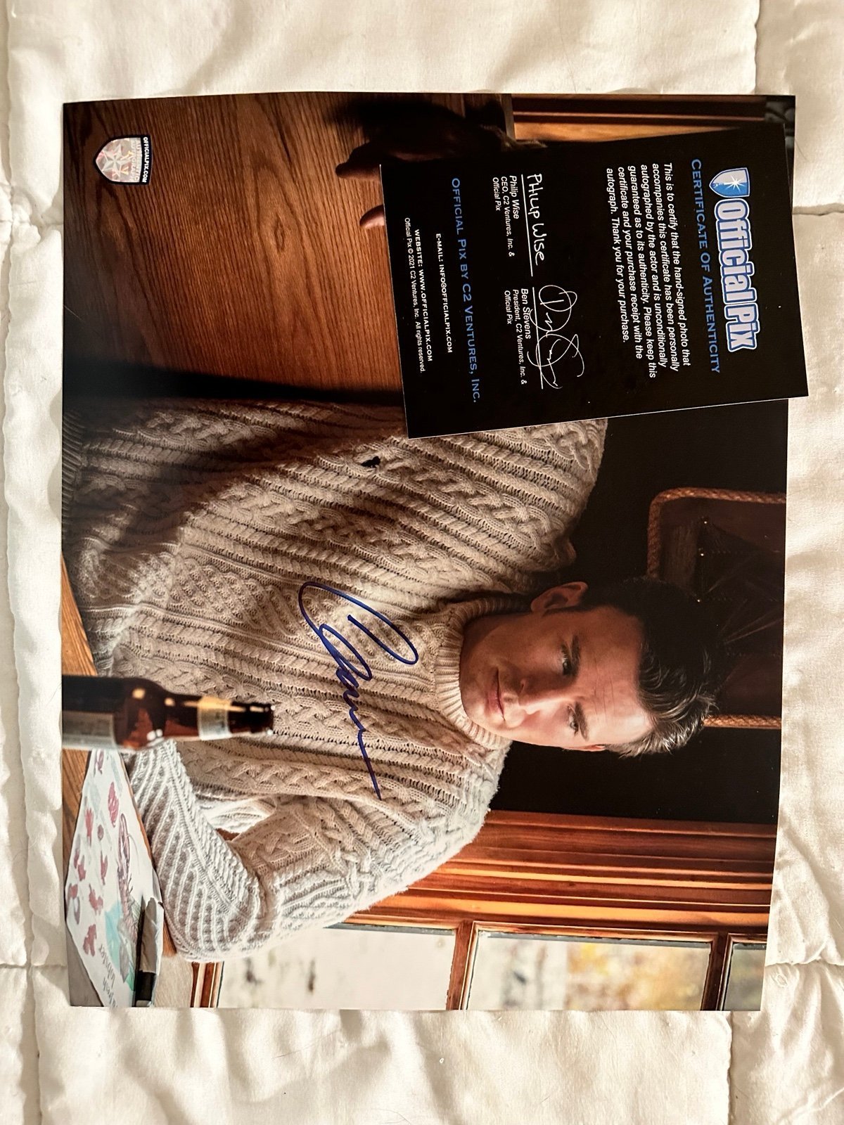 Chris Evans Signed Picture