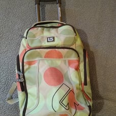 Burton Rolling Suitcase Turns to Backpack. Women's Travel Bag